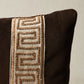 Purchase So8364118 | Delphi Beaded Tape Pillow, Espresso - Schumacher Pillows