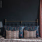 Purchase So8366230 | Iyla Embroidery Pillow, Midnight & Rouge - Schumacher Pillows