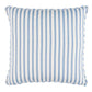 Purchase So8370204 | Birdie Ticking Stripe Pillow, Indigo - Schumacher Pillows