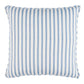Purchase So8370206 | Birdie Ticking Stripe Pillow, Indigo - Schumacher Pillows
