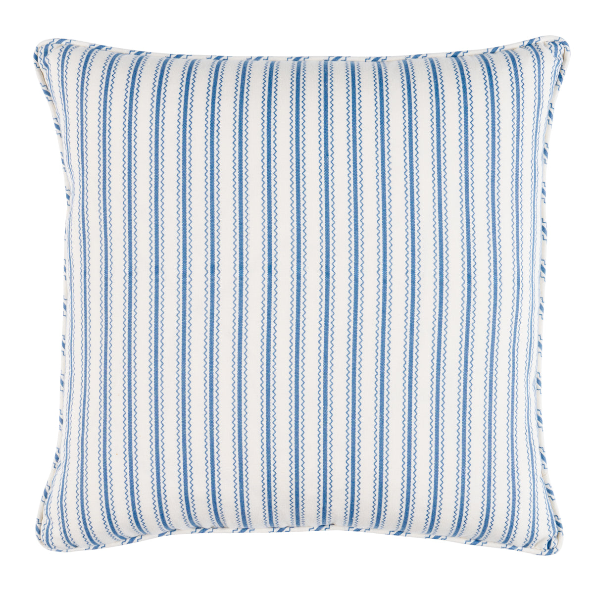Purchase So8370206 | Birdie Ticking Stripe Pillow, Indigo - Schumacher Pillows