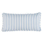 Purchase So8370218 | Birdie Ticking Stripe Pillow, Indigo - Schumacher Pillows