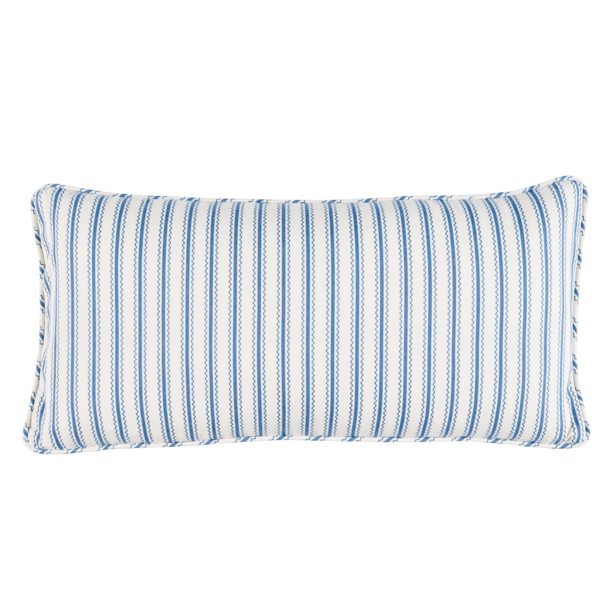 Purchase So8370218 | Birdie Ticking Stripe Pillow, Indigo - Schumacher Pillows