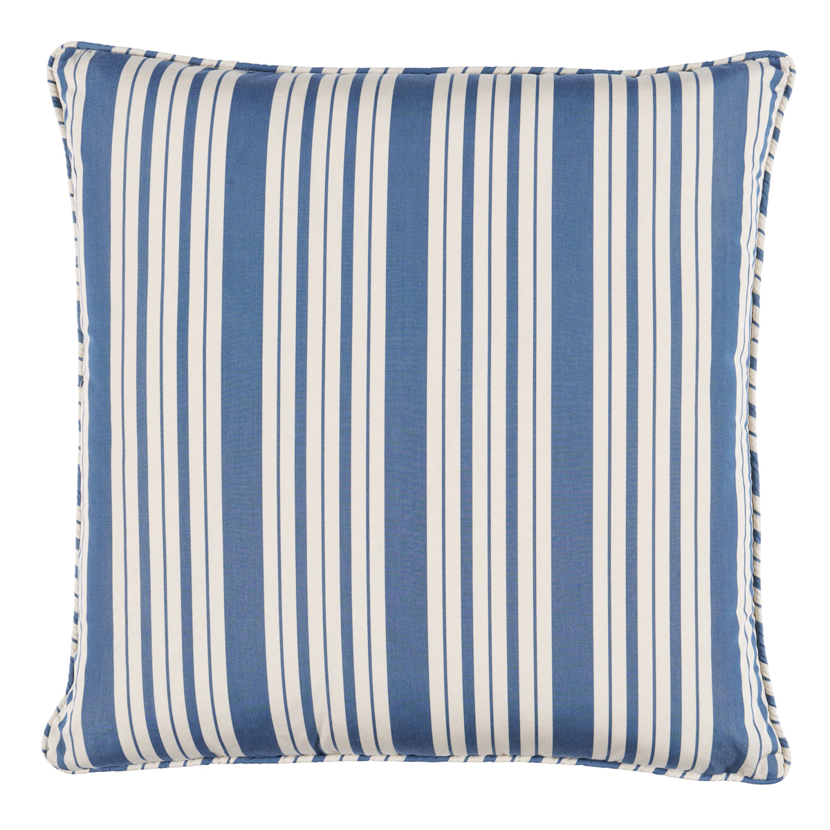 Purchase So8380105 | Markie Stripe Pillow, Indigo - Schumacher Pillows