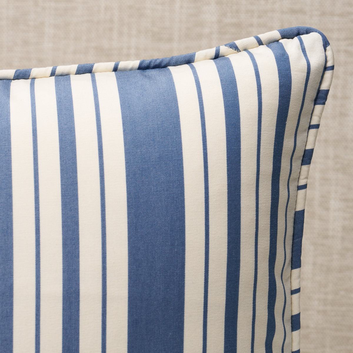 Purchase So8380118 | Markie Stripe Pillow, Indigo - Schumacher Pillows