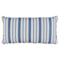 Purchase So8380118 | Markie Stripe Pillow, Indigo - Schumacher Pillows