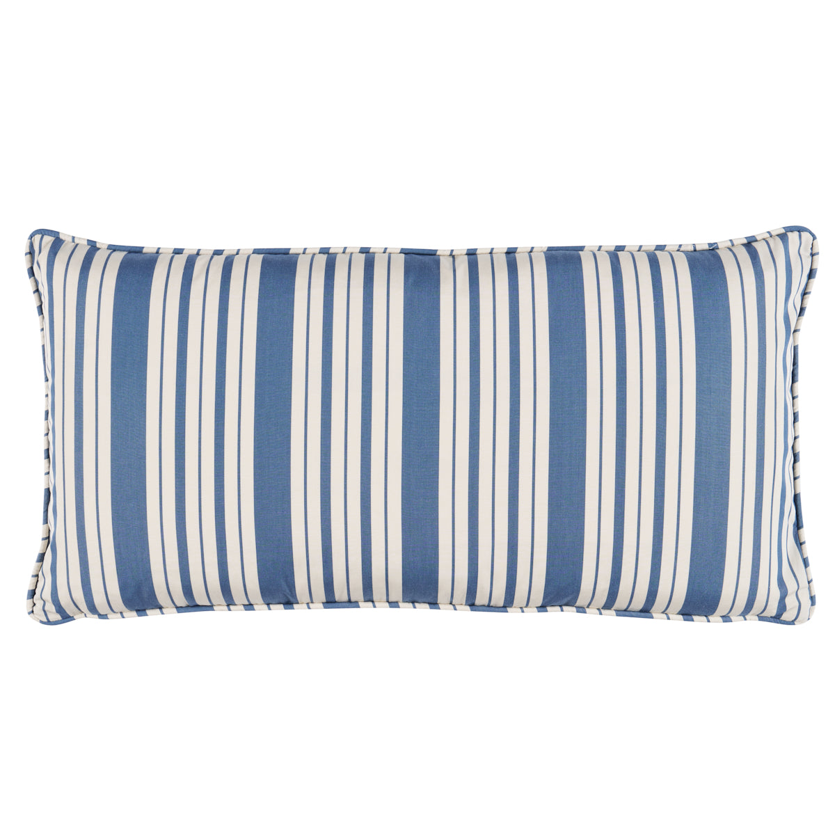 Purchase So8380118 | Markie Stripe Pillow, Indigo - Schumacher Pillows