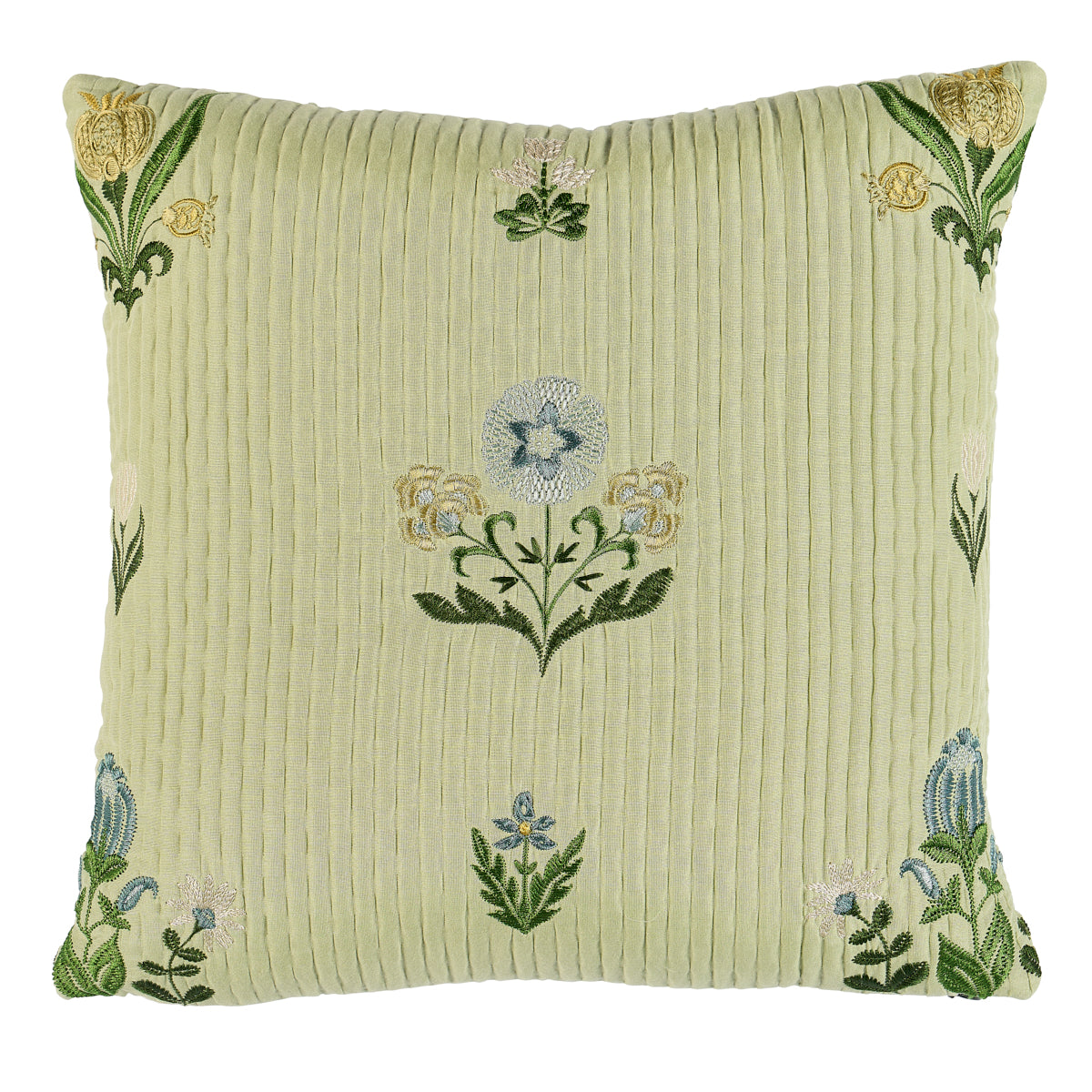 Purchase So8437102 | Elmslie Embroidery Pillow, Leaf - Schumacher Pillows