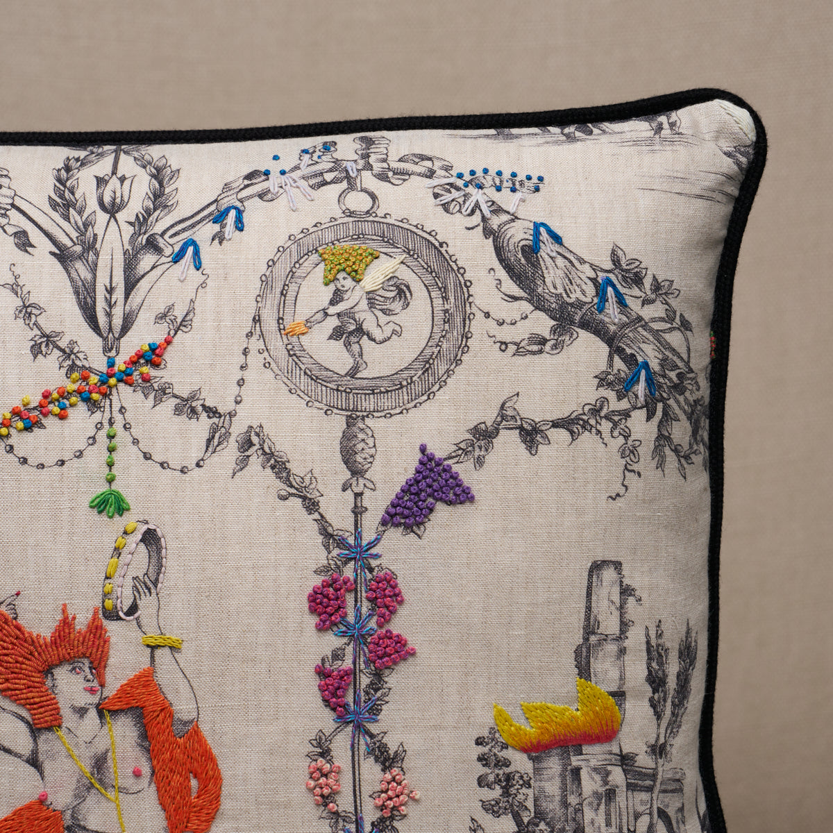 Purchase So8452004 | La Liberté Americaine Pillow, Multiverse - Schumacher Pillows