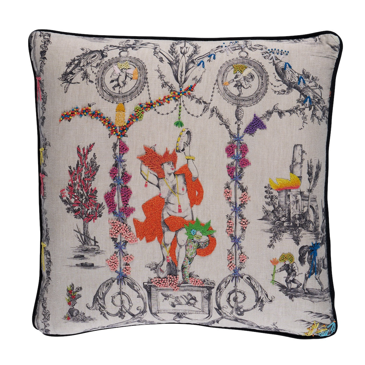 Purchase So8452004 | La Liberté Americaine Pillow, Multiverse - Schumacher Pillows