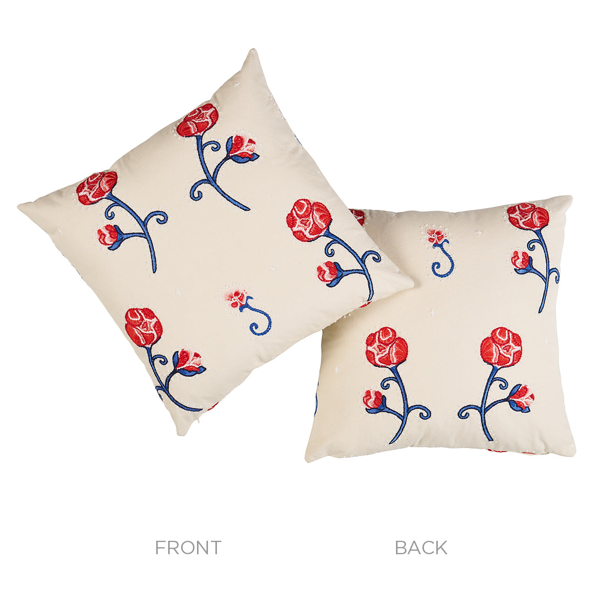 Purchase So8455003 | Rhinestone Cowboy Pillow, Poppy - Schumacher Pillows