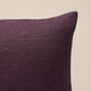 Purchase So8491104 | Jumi Stonewashed Linen Pillow, Aubergine - Schumacher Pillows