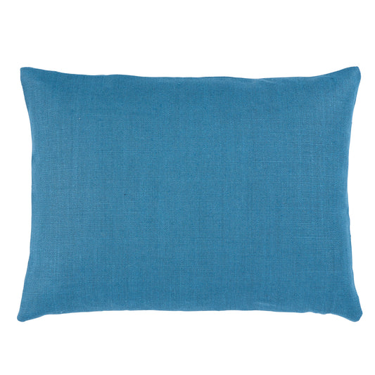 Purchase So8496312 | Leo Glazed Linen Pillow, Peacock - Schumacher Pillows