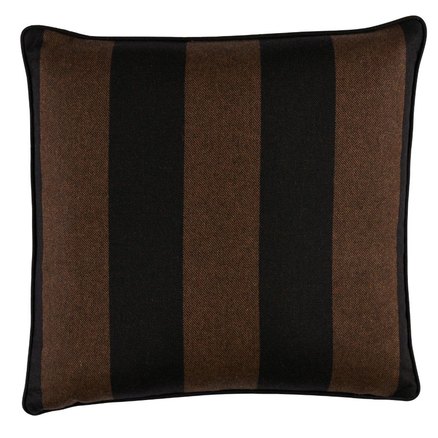 Purchase So8504104 | Hemlock Stripe Pillow, Java - Schumacher Pillows