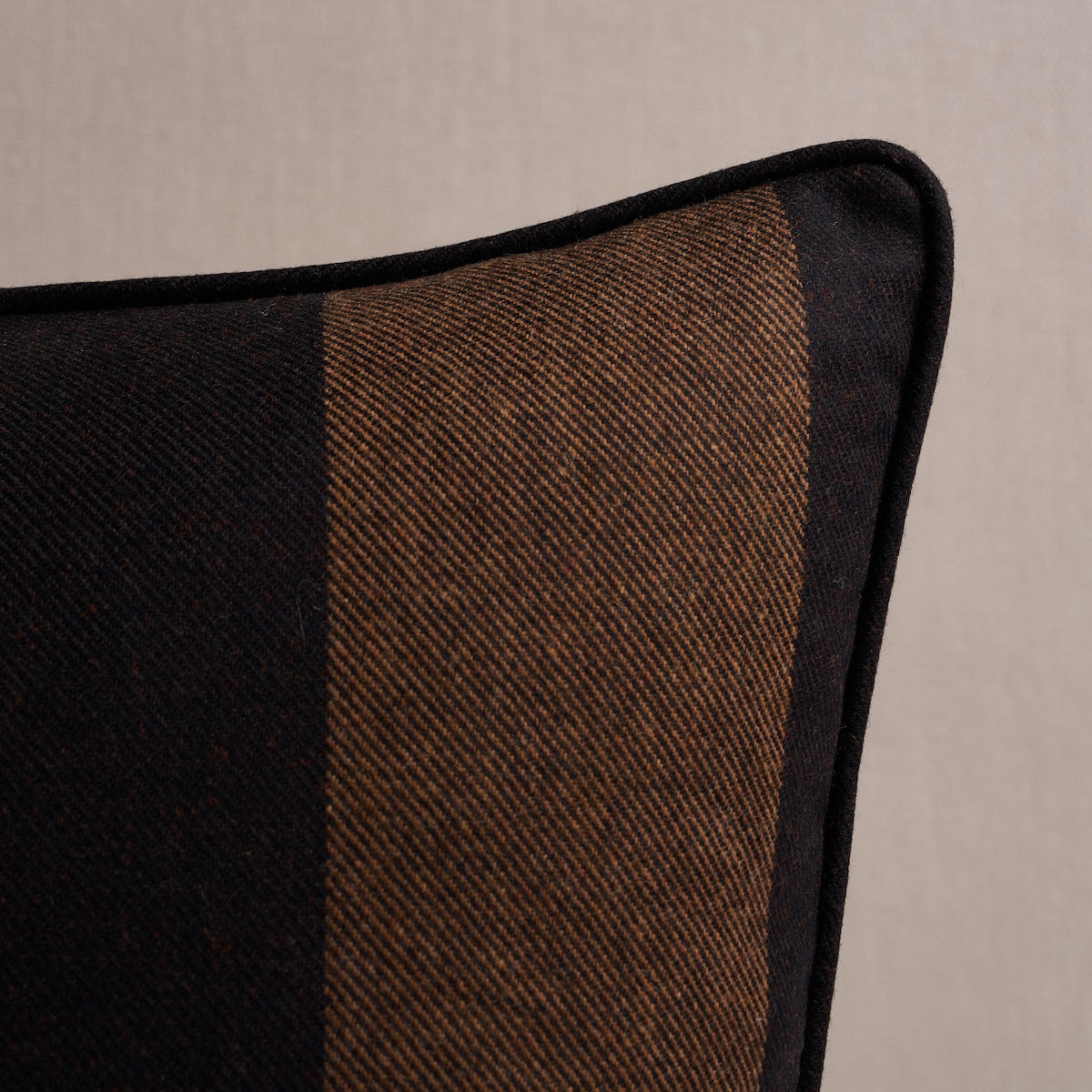 Purchase So8504105 | Hemlock Stripe Pillow, Java - Schumacher Pillows