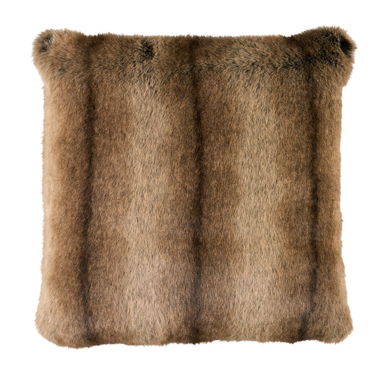 Purchase So8534004 | Verbier Faux Fur Pillow, Chocolate - Schumacher Pillows