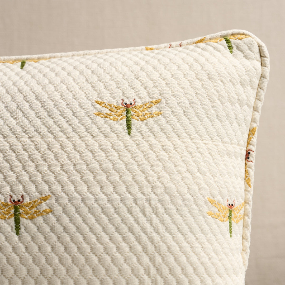 Purchase So8553012 | Dragonflies Pillow, Ochre - Schumacher Pillows