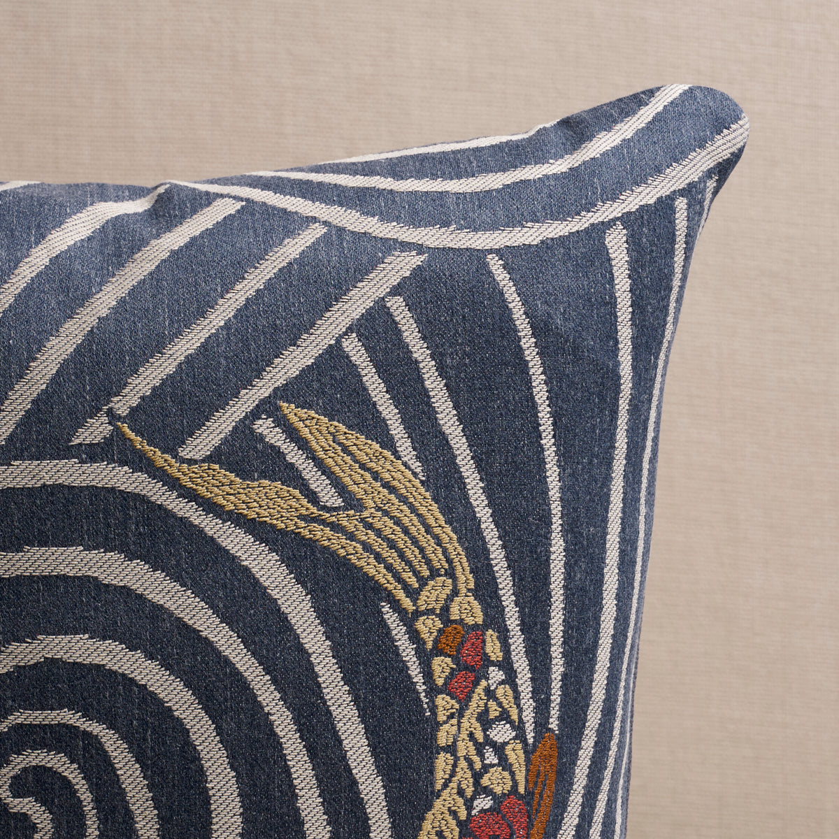 Purchase So8559105 | Koi Fish Pillow, Indigo - Schumacher Pillows