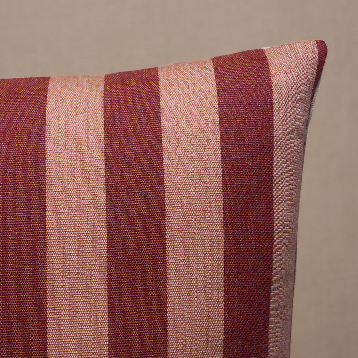 Purchase So8580704 | Hanson I/O Stripe Pillow, Raspberry - Schumacher Pillows