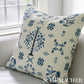 Purchase So8598104 | Fairview Cross Stitch Pillow, Indigo - Schumacher Pillows