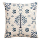 Purchase So8598105 | Fairview Cross Stitch Pillow, Indigo - Schumacher Pillows