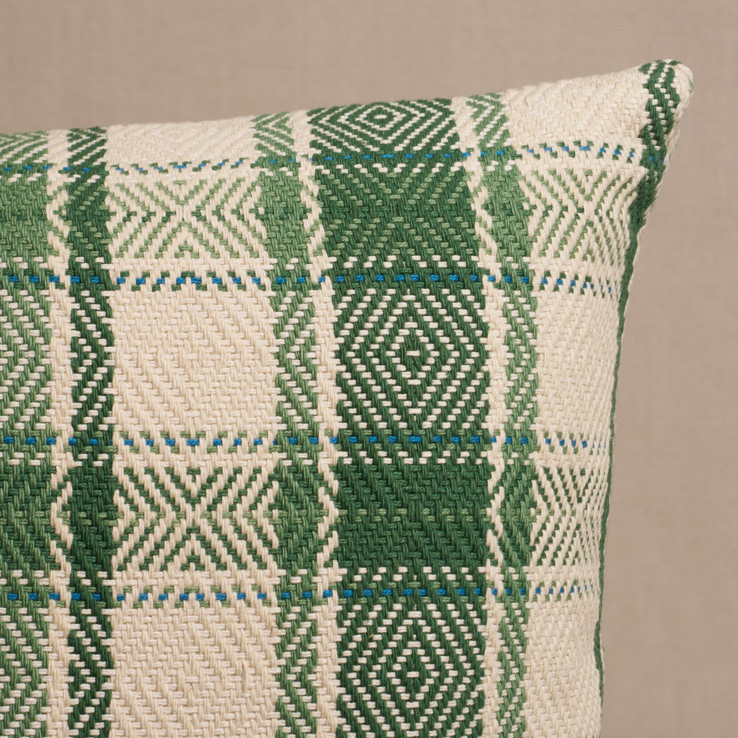 Purchase So8599204 | Heidi Plaid Pillow, Leaf - Schumacher Pillows
