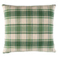 So8599204 | Heidi Plaid Pillow, Leaf - Schumacher Pillows