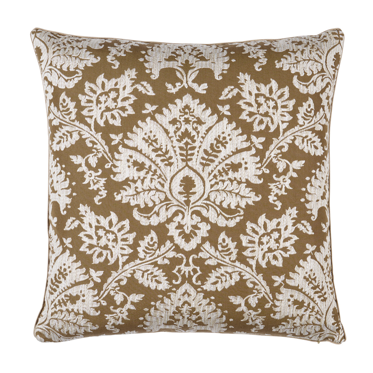 Purchase So8616204 | Gianna Embroidery Pillow, Caramel - Schumacher Pillows