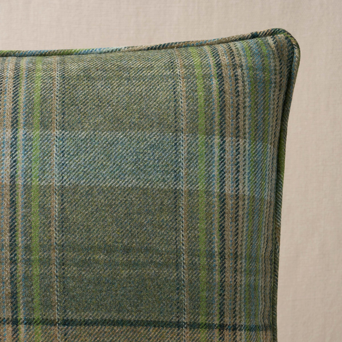 Purchase So8658104 | Campbell Plaid Pillow, Forest - Schumacher Pillows