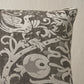 Purchase So8659006 | Dougal Damask Pillow, Smoke - Schumacher Pillows
