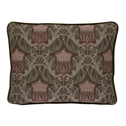 Purchase So8663012 | Rowallan Trellis Pillow, Chocolate - Schumacher Pillows