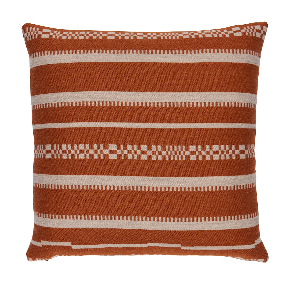 Purchase So8687206 | Skyline Stripes Pillow, Burnt Orange - Schumacher Pillows