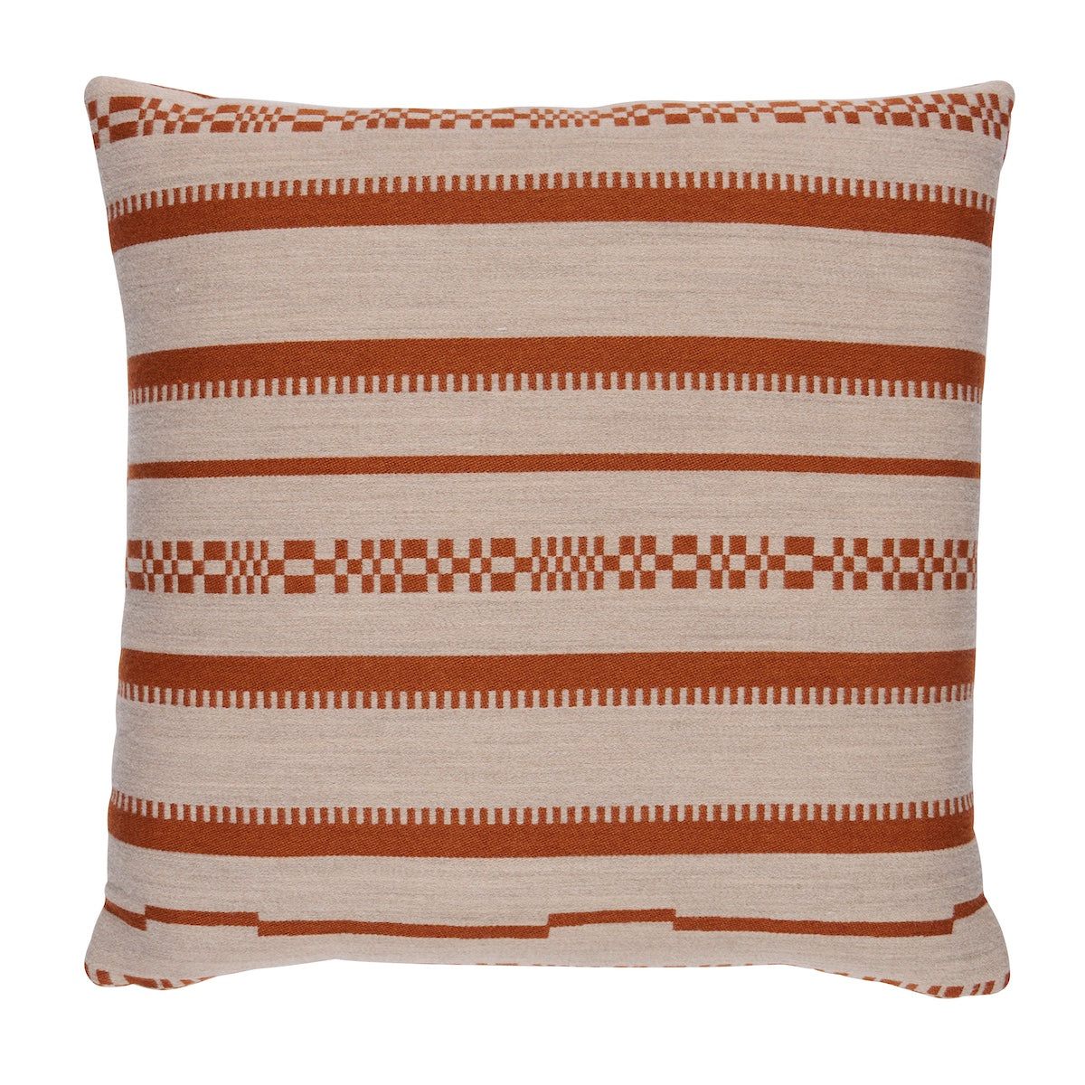 Purchase So8687206 | Skyline Stripes Pillow, Burnt Orange - Schumacher Pillows