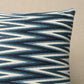 Purchase So8703006 | Wedge Weave Pillow, Blue - Schumacher Pillows