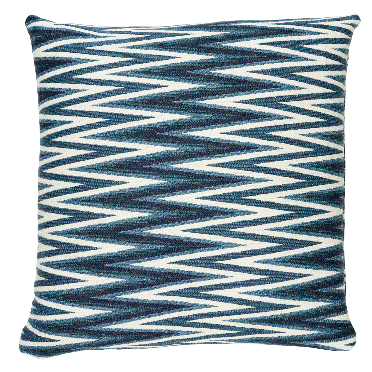 Purchase So8703006 | Wedge Weave Pillow, Blue - Schumacher Pillows