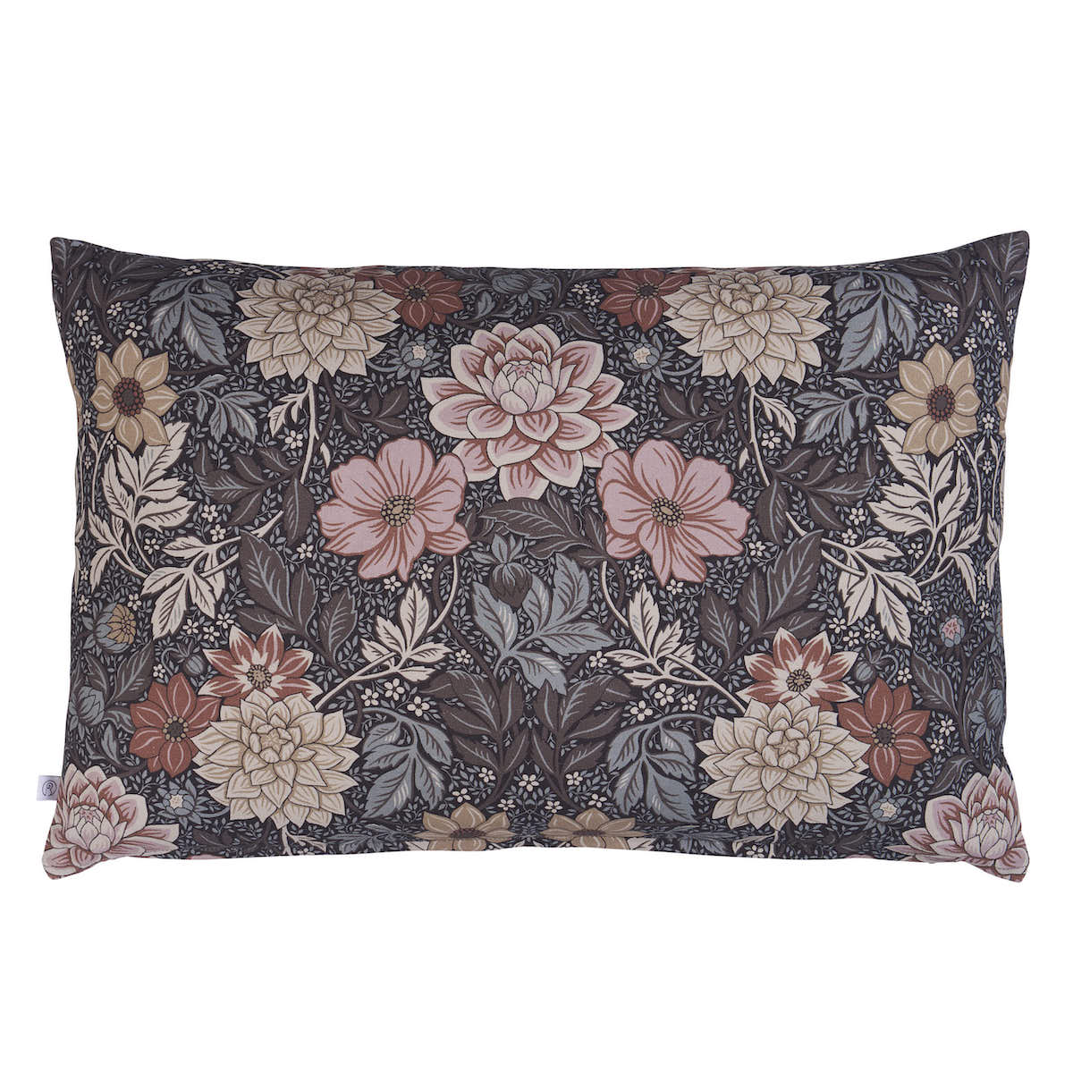 Purchase Soc27689220 | Dahlia Garden Pillow, Brown & Pink - Schumacher Pillows