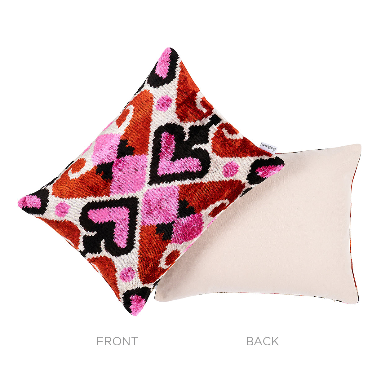 Purchase Sov30838 | Adana Silk Velvet Pillow, Pink & Orange - Schumacher Pillows