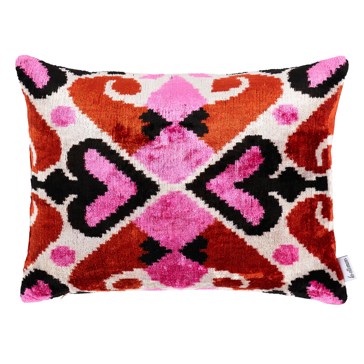Purchase Sov30838 | Adana Silk Velvet Pillow, Pink & Orange - Schumacher Pillows