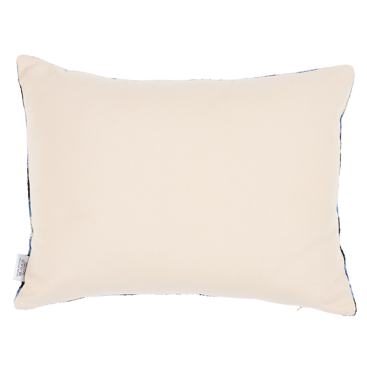 Purchase Sov45438 | Mersin Silk Velvet Pillow, Blue & Black - Schumacher Pillows