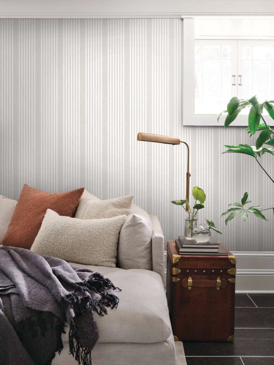 Purchase Sr1581Mh | Magnolia Home 4, French Linen Stripe - Magnolia Home Wallpaper