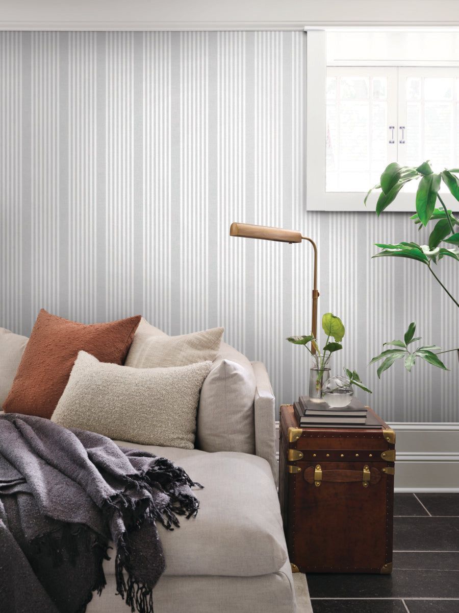 Purchase Sr1582Mh | Magnolia Home 4, French Linen Stripe - Magnolia Home Wallpaper