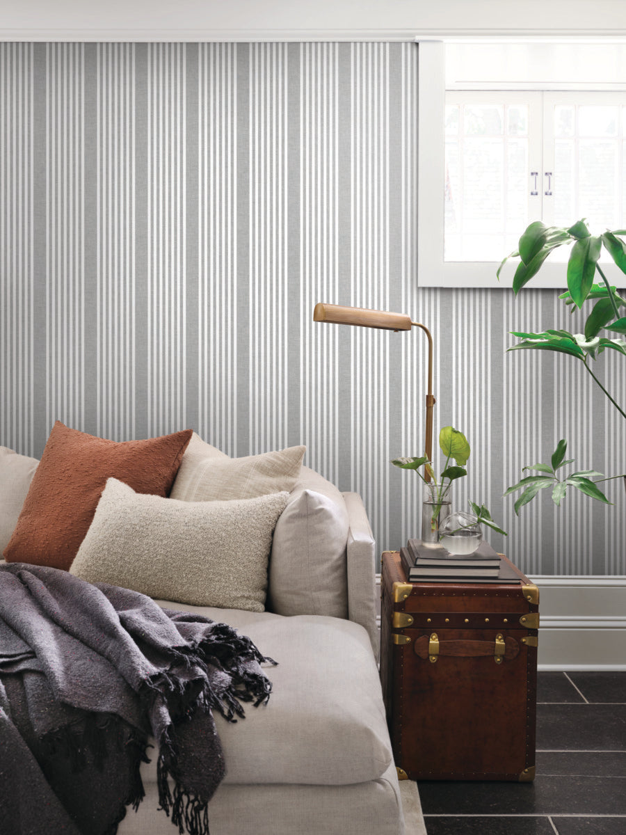 Purchase Sr1586Mh | Magnolia Home 4, French Linen Stripe - Magnolia Home Wallpaper