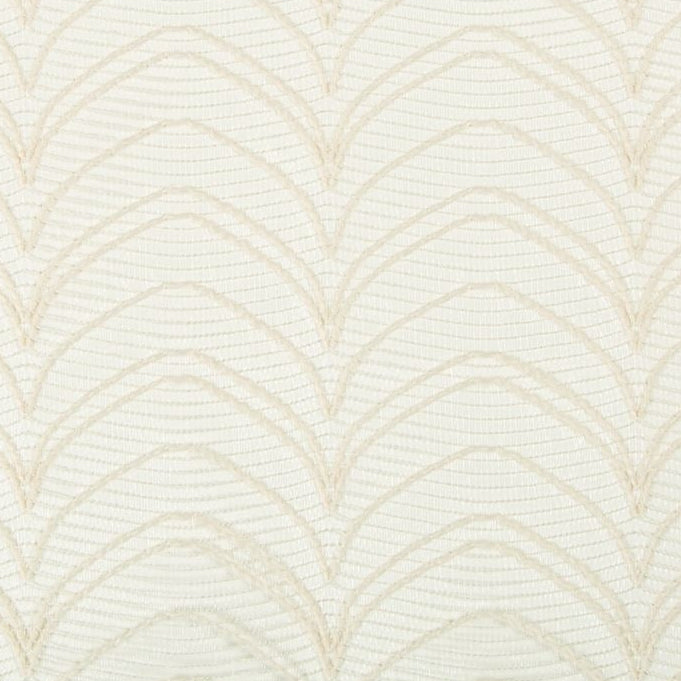 Sample 4274.16.0 Marlene Ivory Ivory Drapery Contemporary Fabric by Kravet Contract