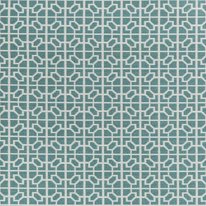 Sample 35820.13.0 Raia Blue Lattice Kravet Fabric Fabric