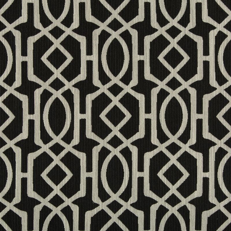 Sample 34700.8.0 Black Upholstery Geometric Fabric by Kravet Design