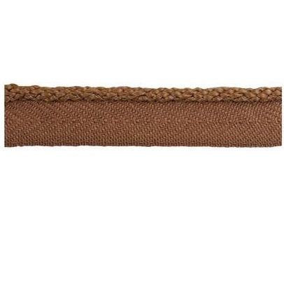 Sample NARROW CORD.COCOA.0 T30562 Orange Threads Fabric