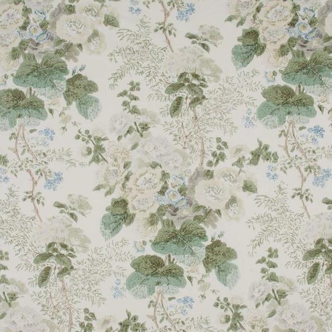 Sample 2005100.311 Hollyhock Hdb Grey/Sage Lee Jofa Fabric