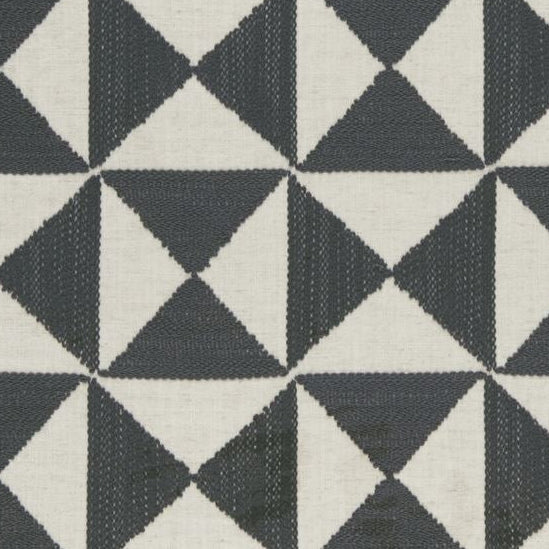 Sample F0952-01 Adisa Charcoal Clarke And Clarke Fabric