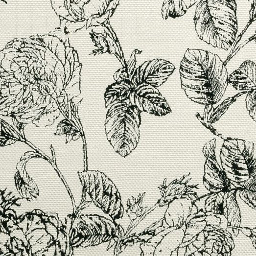 Sample F0908-01 Bw1035 Black/White Clarke And Clarke Fabric