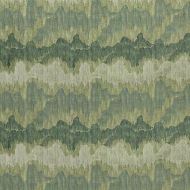 Sample GWF-3755.313.0 Cascadia Green Modern Chinoiserie Lee Jofa Modern Fabric